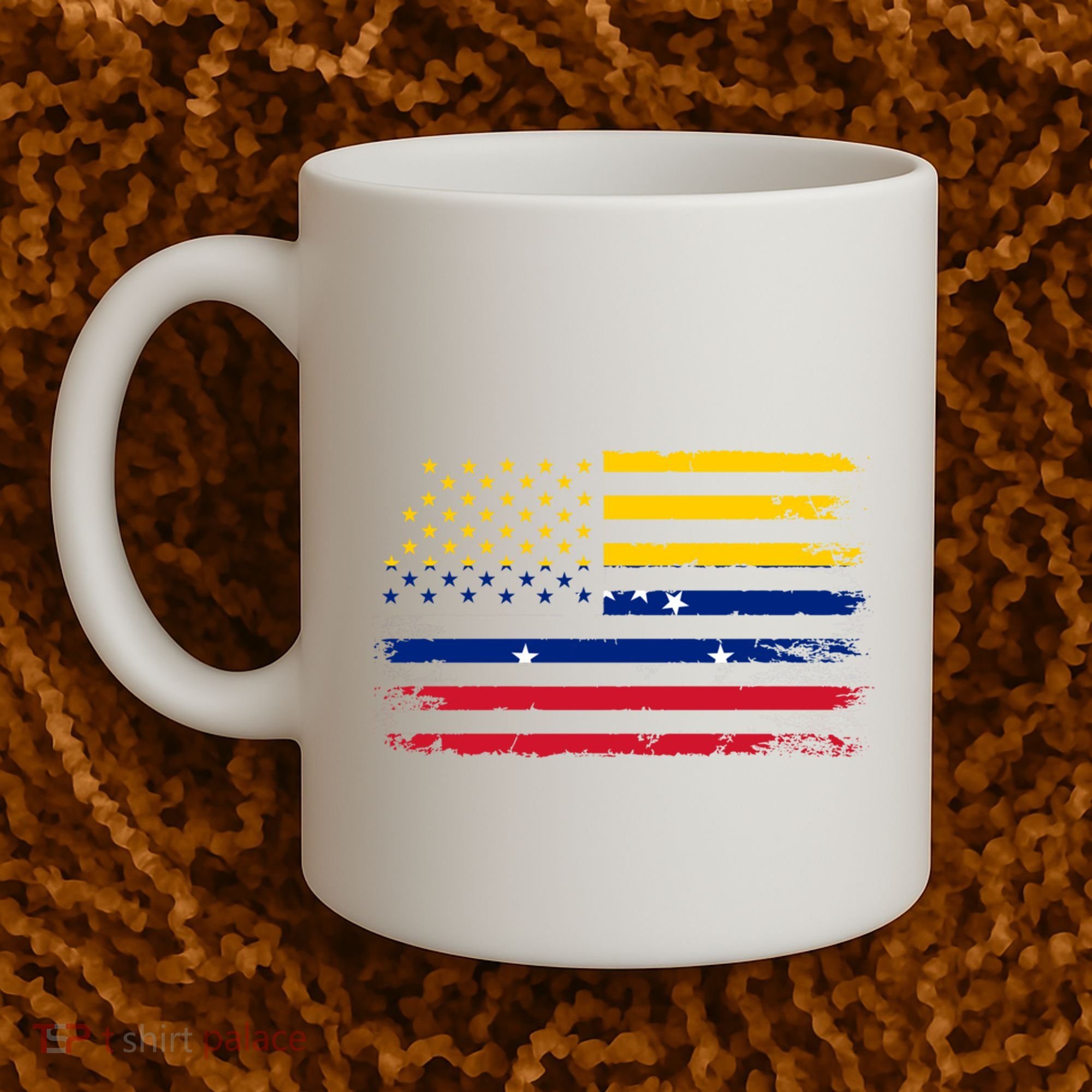Venezuelan American Flag Venezuelan Roots Funny Coffee Mug