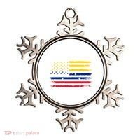 Venezuelan American Flag Venezuelan Roots Funny Ornament thumb 0
