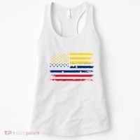 Venezuelan American Flag Venezuelan Roots Funny Women's Tank Top thumb 0