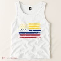 Venezuelan American Flag Venezuelan Roots Funny Tank Top thumb 2
