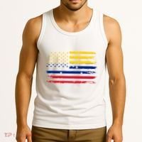 Venezuelan American Flag Venezuelan Roots Funny Tank Top thumb 3