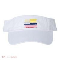 Venezuelan American Flag Venezuelan Roots Funny Visor thumb 0