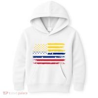 Venezuelan American Flag Venezuelan Roots Funny Kids Hoodie thumb 0