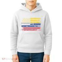 Venezuelan American Flag Venezuelan Roots Funny Kids Hoodie thumb 4