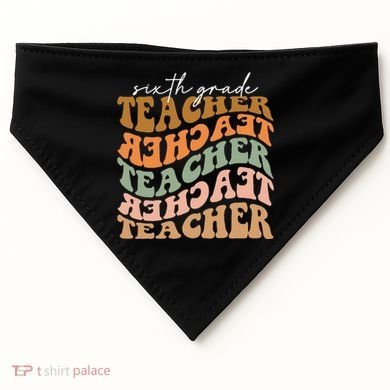 Vintage Autumn Foliage Appreciation for 6th Grade Educators USA-Made Doggie Bandana