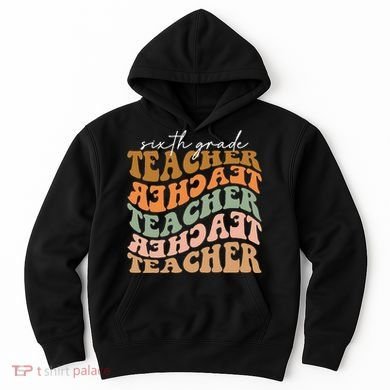 Vintage Autumn Foliage Appreciation for 6th Grade Educators Hoodie