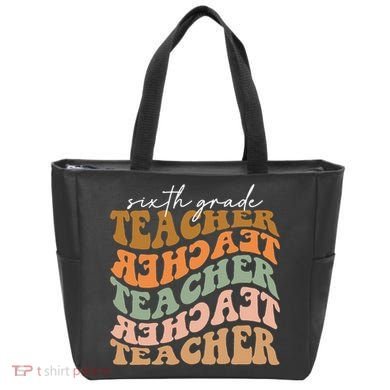 Vintage Autumn Foliage Appreciation for 6th Grade Educators Tote Bag