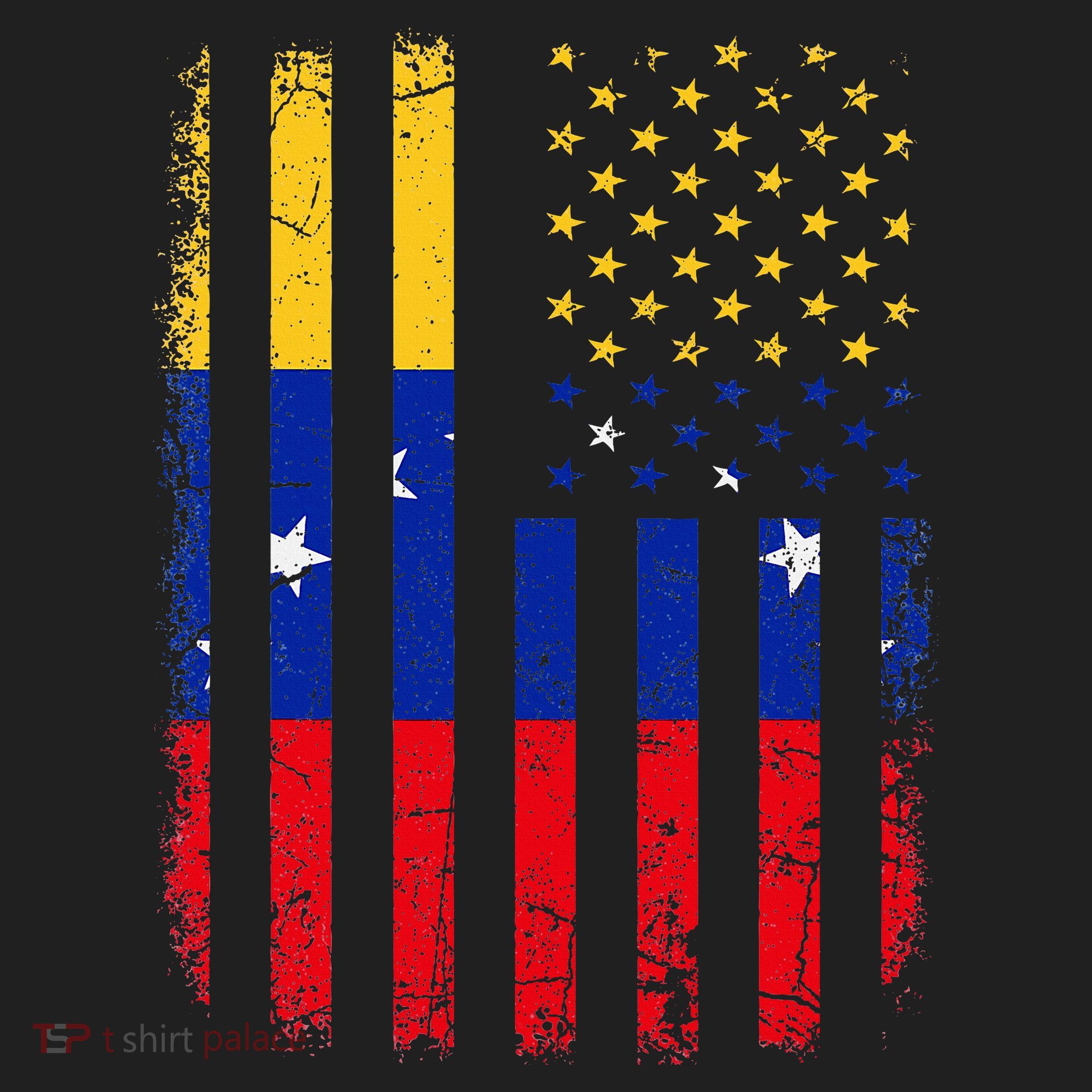 Venezuelan American Flag Venezuelan Roots Venezuela America Women's Sweatshirt