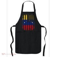 Venezuelan American Flag Venezuelan Roots Venezuela America Apron thumb 0