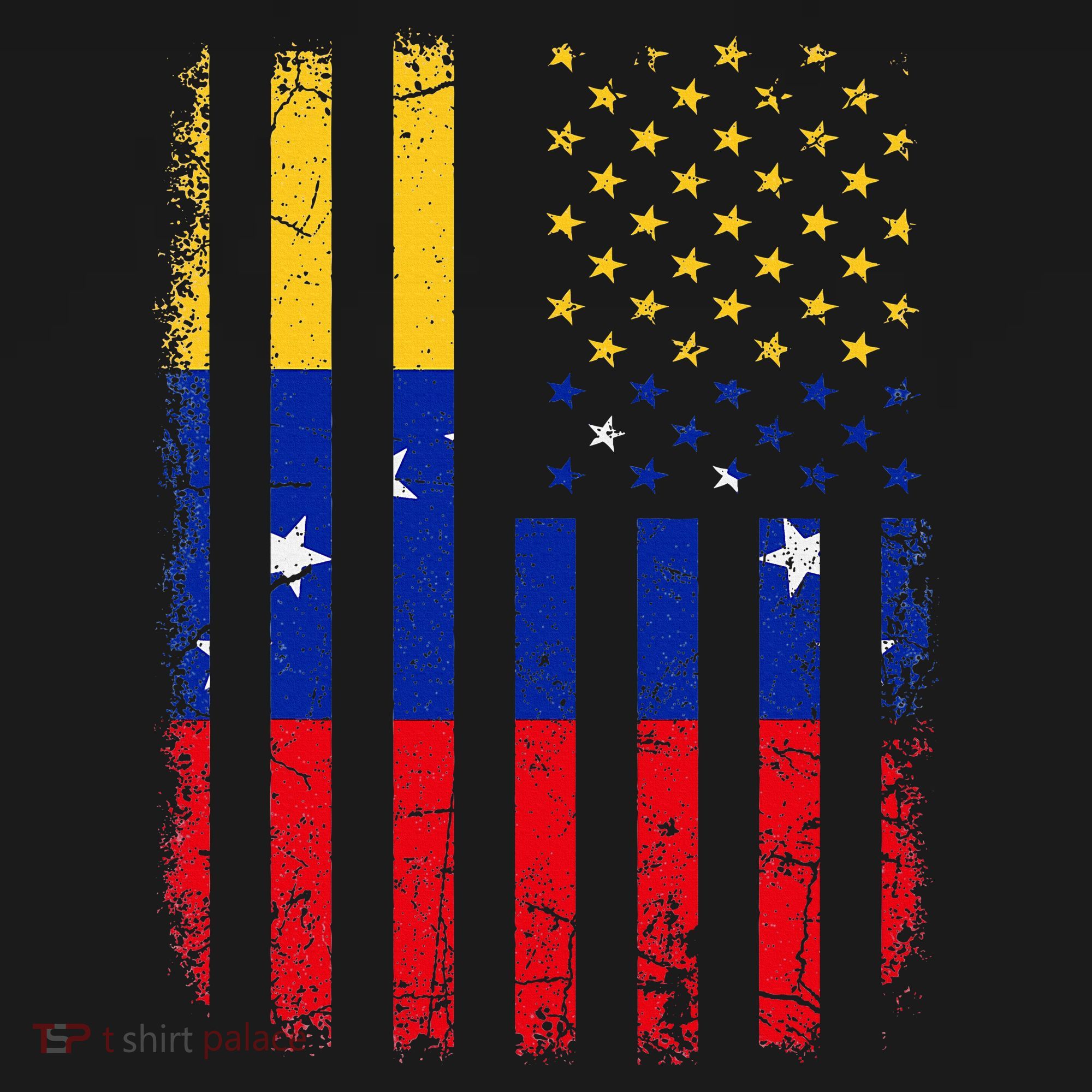 Venezuelan American Flag Venezuelan Roots Venezuela America Women's Tank Top