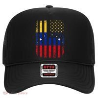 Venezuelan American Flag Venezuelan Roots Venezuela America Hat thumb 0