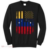 Venezuelan American Flag Venezuelan Roots Venezuela America Sweatshirt thumb 0
