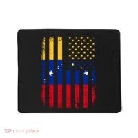 Venezuelan American Flag Venezuelan Roots Venezuela America Mousepad thumb 0