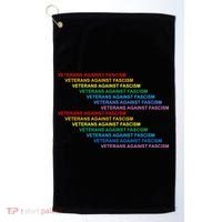 Veterians Against Fascism Golf Towel thumb 0