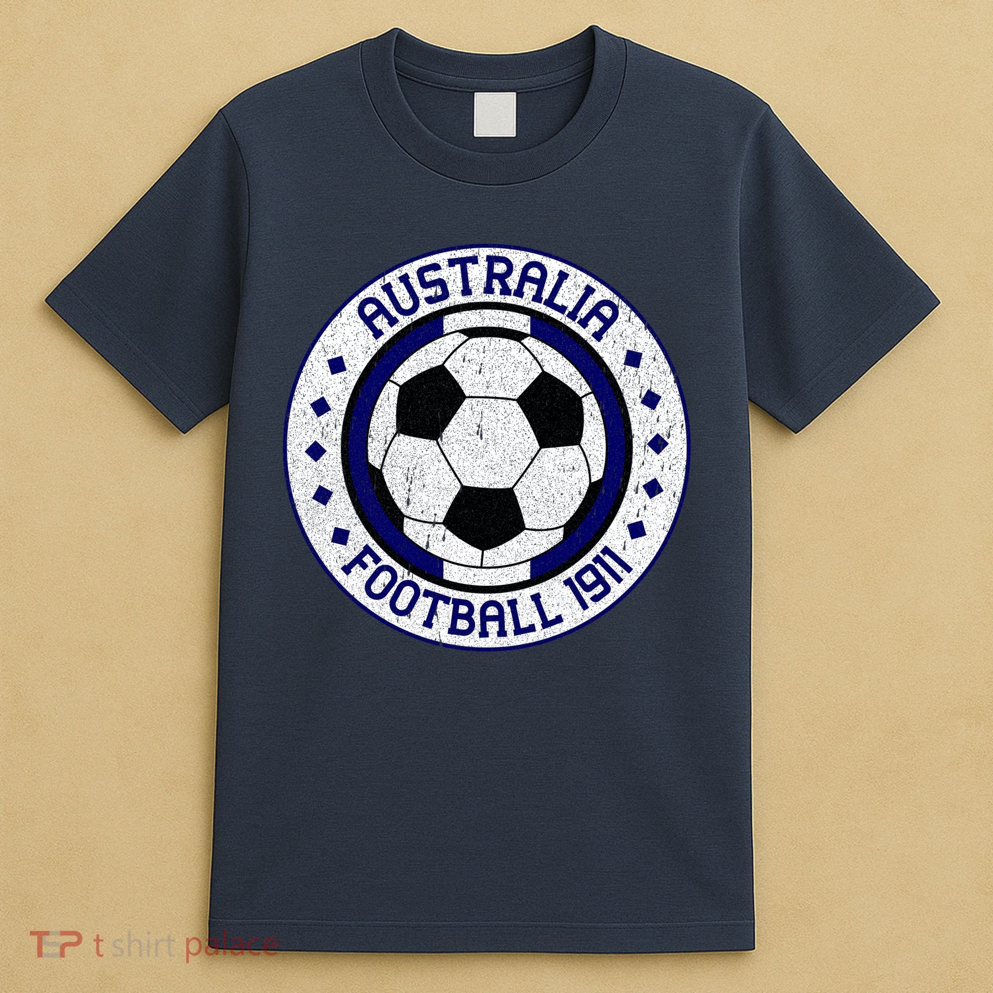 Vintage Australia Football 1911 Soccer Apparel T-Shirt