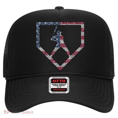 Vintage American Flag US Baseball Drip Hat