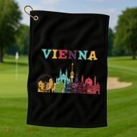 Vienna Austria Family Austrian Vacation Europian Trip Golf Towel thumb 1