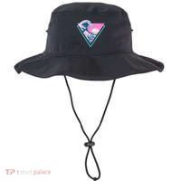 Vaporwave Aesthetic Great Wave Retro Triangle Bucket Hat thumb 0