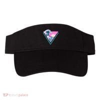 Vaporwave Aesthetic Great Wave Retro Triangle Visor thumb 0