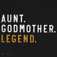vintage aunt godmother legend  T-Shirt thumb 7