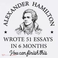 Vintag Alexander Hamilton Wrote 51 Essays In 6 Months T-Shirt thumb 7