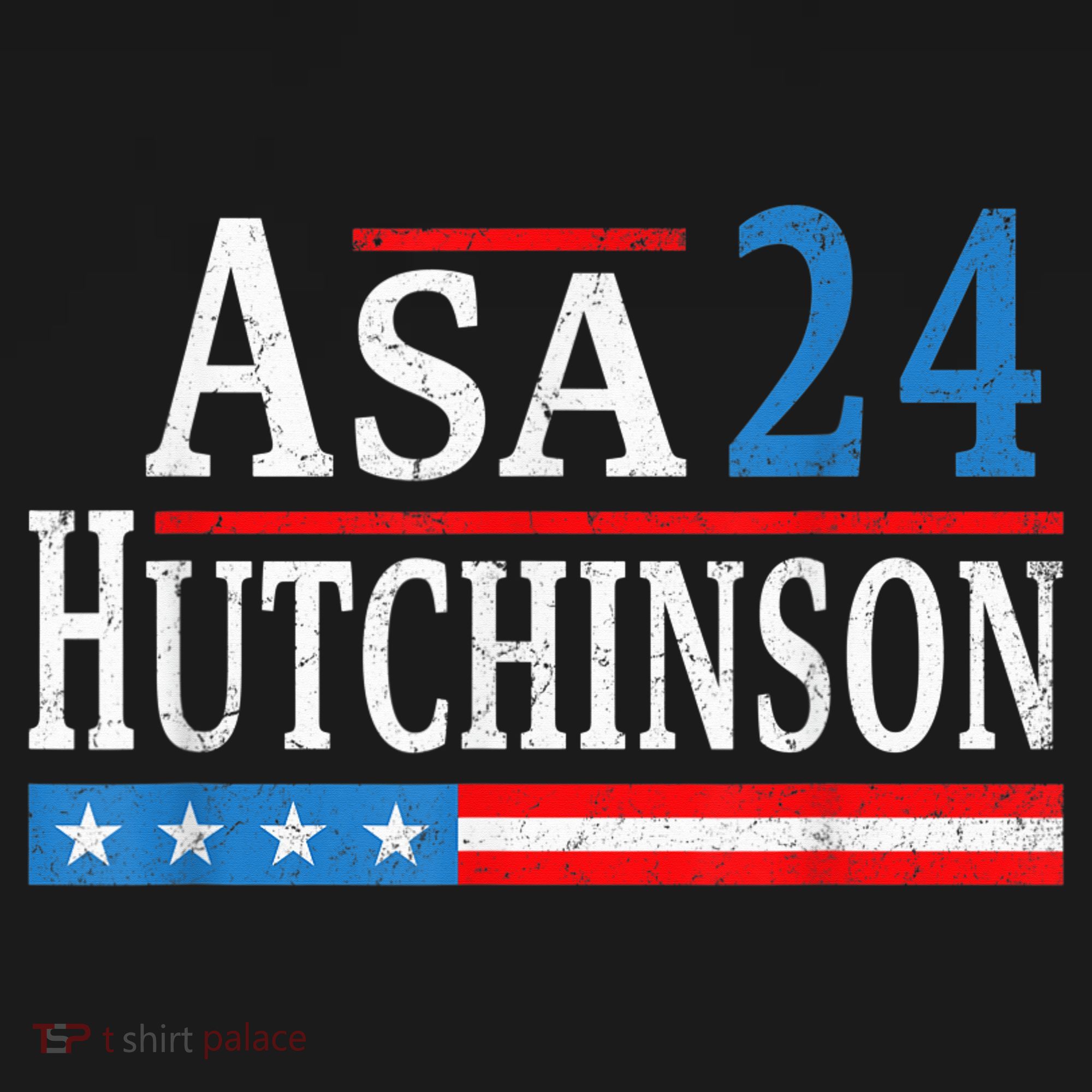 Vintage Asa Hutchinson 2024 For President Election Campaign T-Shirt
