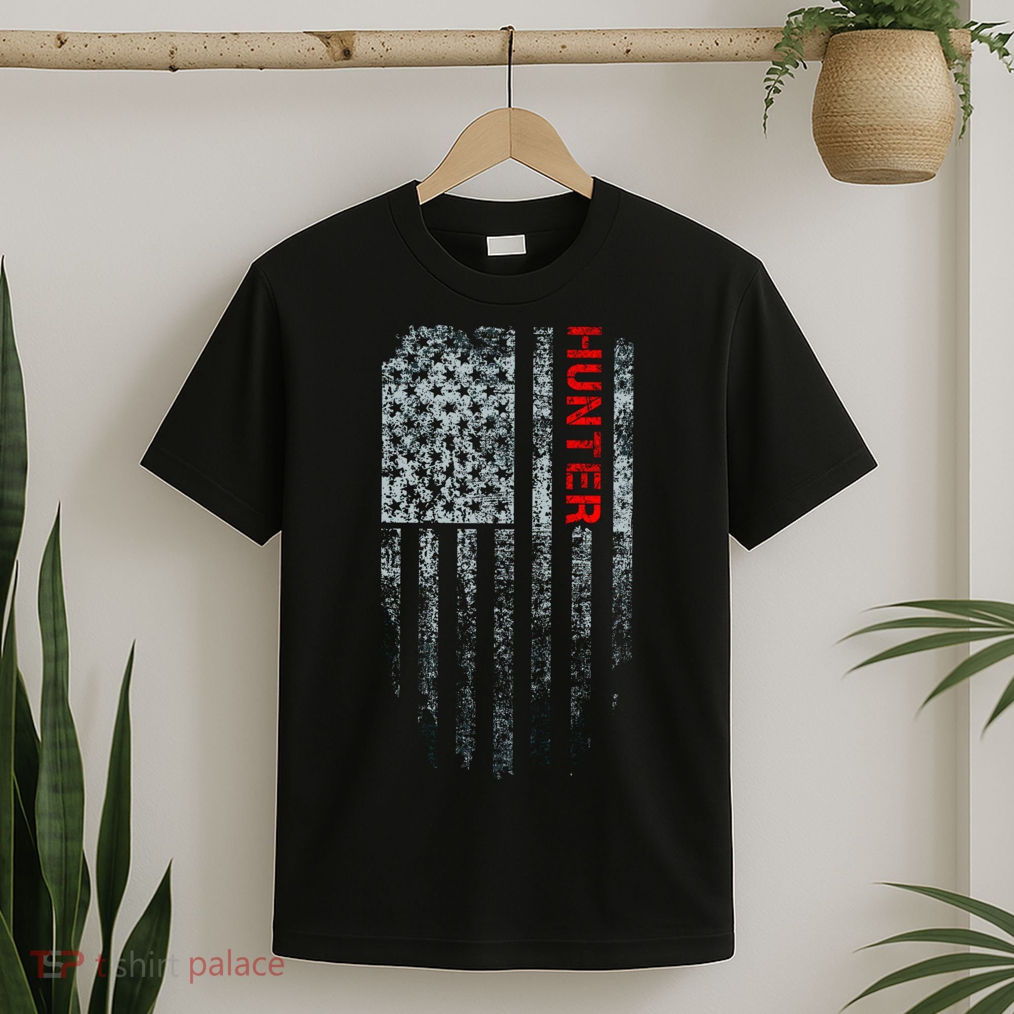 Vintage American Hunter Flag T-Shirt