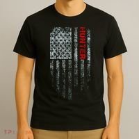 Vintage American Hunter Flag T-Shirt thumb 3