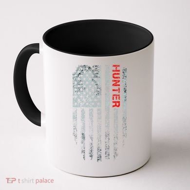 Vintage American Hunter Flag Coffee Mug