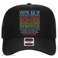 Vote As If Your Skin Is Not White Human's Rights Hat thumb 0