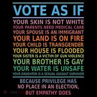 Vote As If Your Skin Is Not White Humans Rights Coffee Mug thumb 5