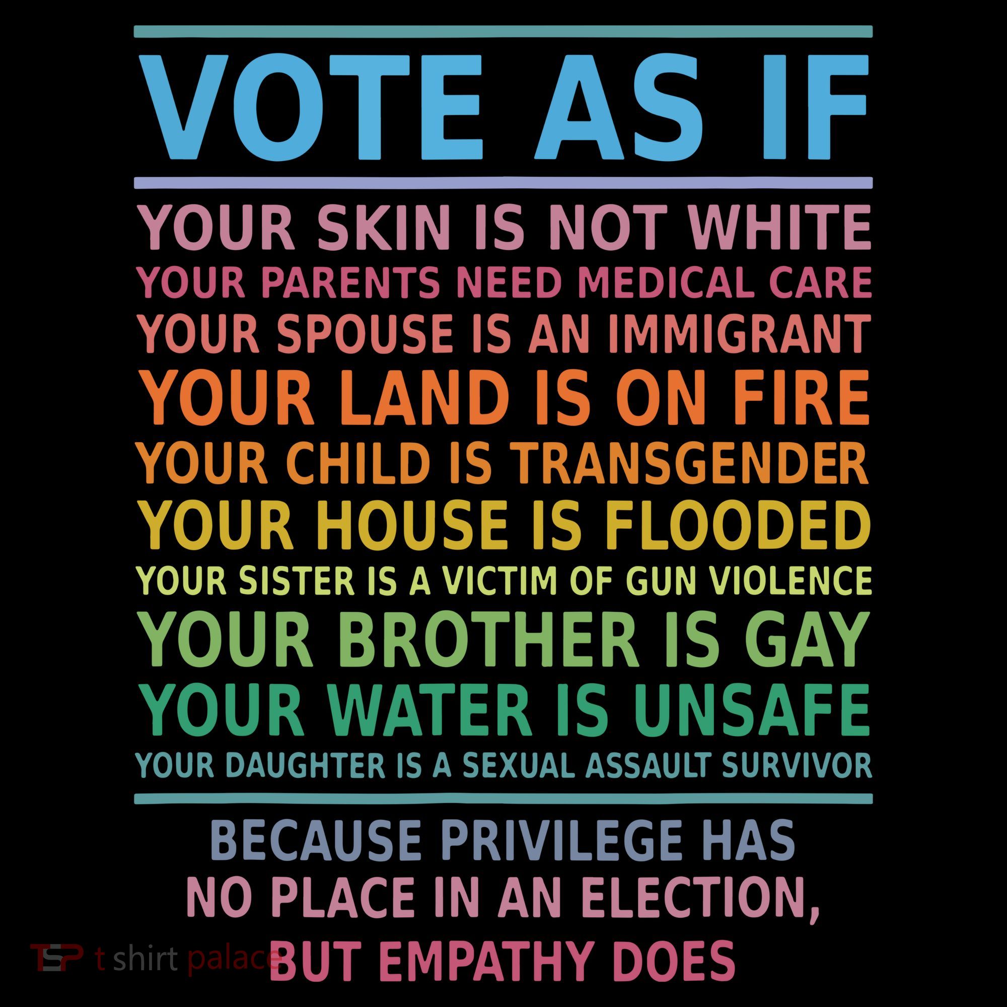 Vote As If Your Skin Is Not White Humans Rights Coffee Mug