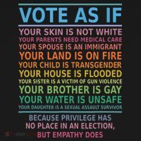 Vote As If Your Skin Is Not White Humans Rights Mousepad thumb 1
