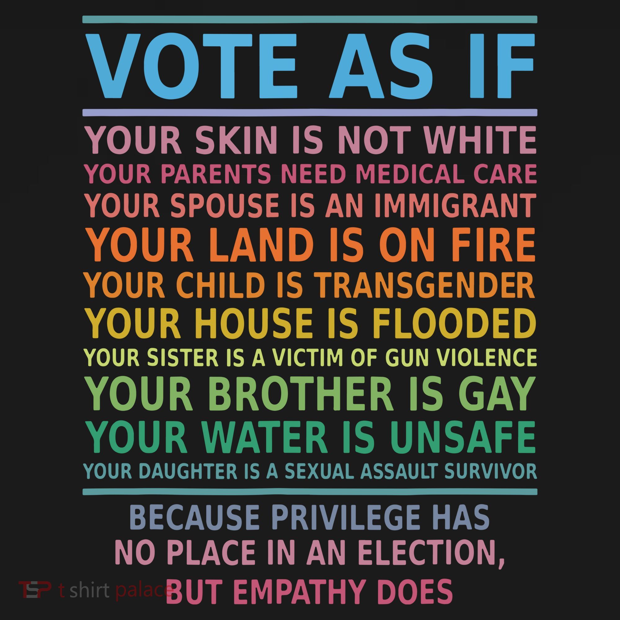 Vote As If Your Skin Is Not White Humans Rights Mousepad