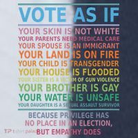 Vote As If Your Skin Is Not White Humans Rights Sport-Tek Competitor United Soccer Jersey thumb 4