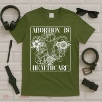Vintage Abortions Is Healthcare Pro Roe Womens Rights T-Shirt thumb 5