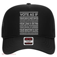 Vote As If   Your Skin Is Not White Vote Blue Hat thumb 0