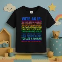 Vote As If Your Life Depends On It Human Rights Funny Toddler T-Shirt thumb 3