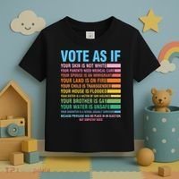 Vote As If Your Skin Is Not White HumanS Rights Toddler T-Shirt thumb 3