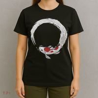 Vintage Asian Japanese Koi Carp Nishikigoi Koi Fish T-Shirt thumb 4