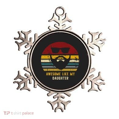 Vintage Awesome Like My Daughter Rad Dad Ornament