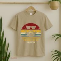 Vintage Awesome Like My Daughter Rad Dad T-Shirt thumb 2