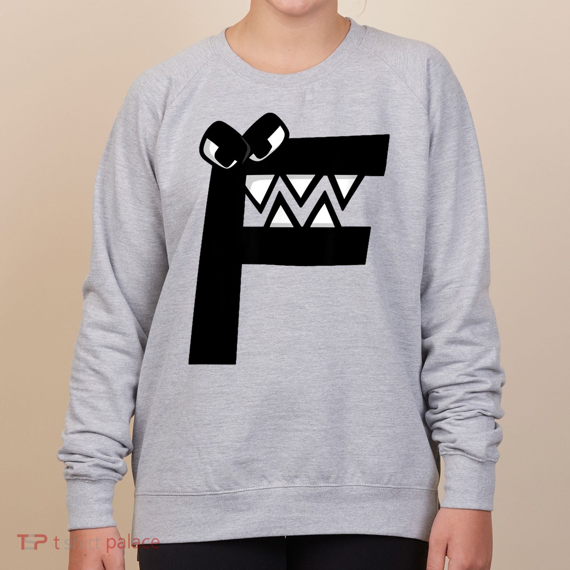 Villain Alphabet Lore F Costume Matching Evil Letter Women's Sweatshirt