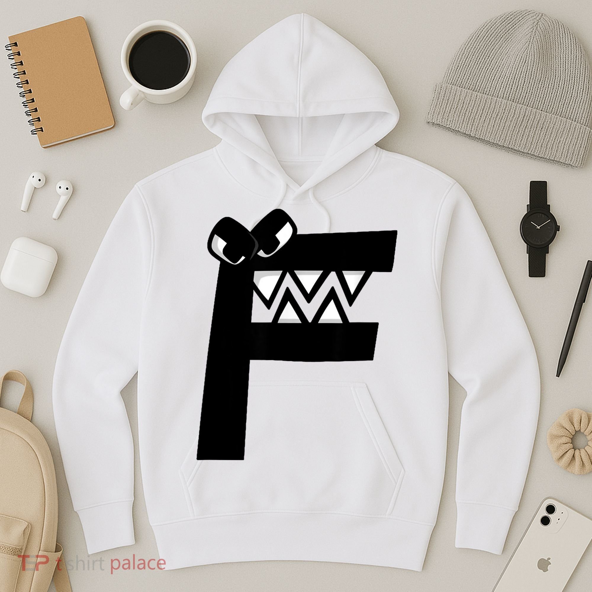 Villain Alphabet Lore F Costume Matching Evil Letter Hoodie