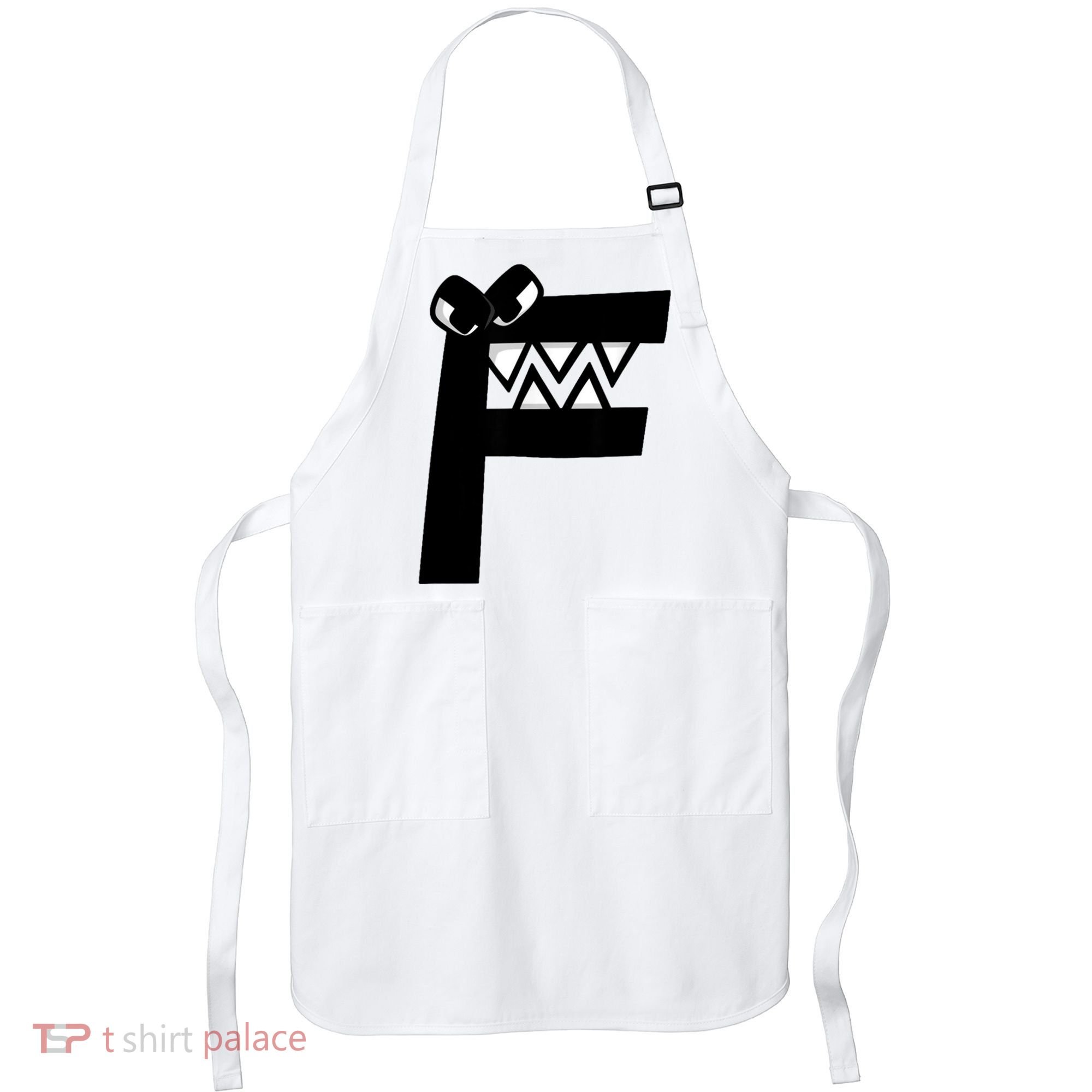 Villain Alphabet Lore F Costume Matching Evil Letter Apron