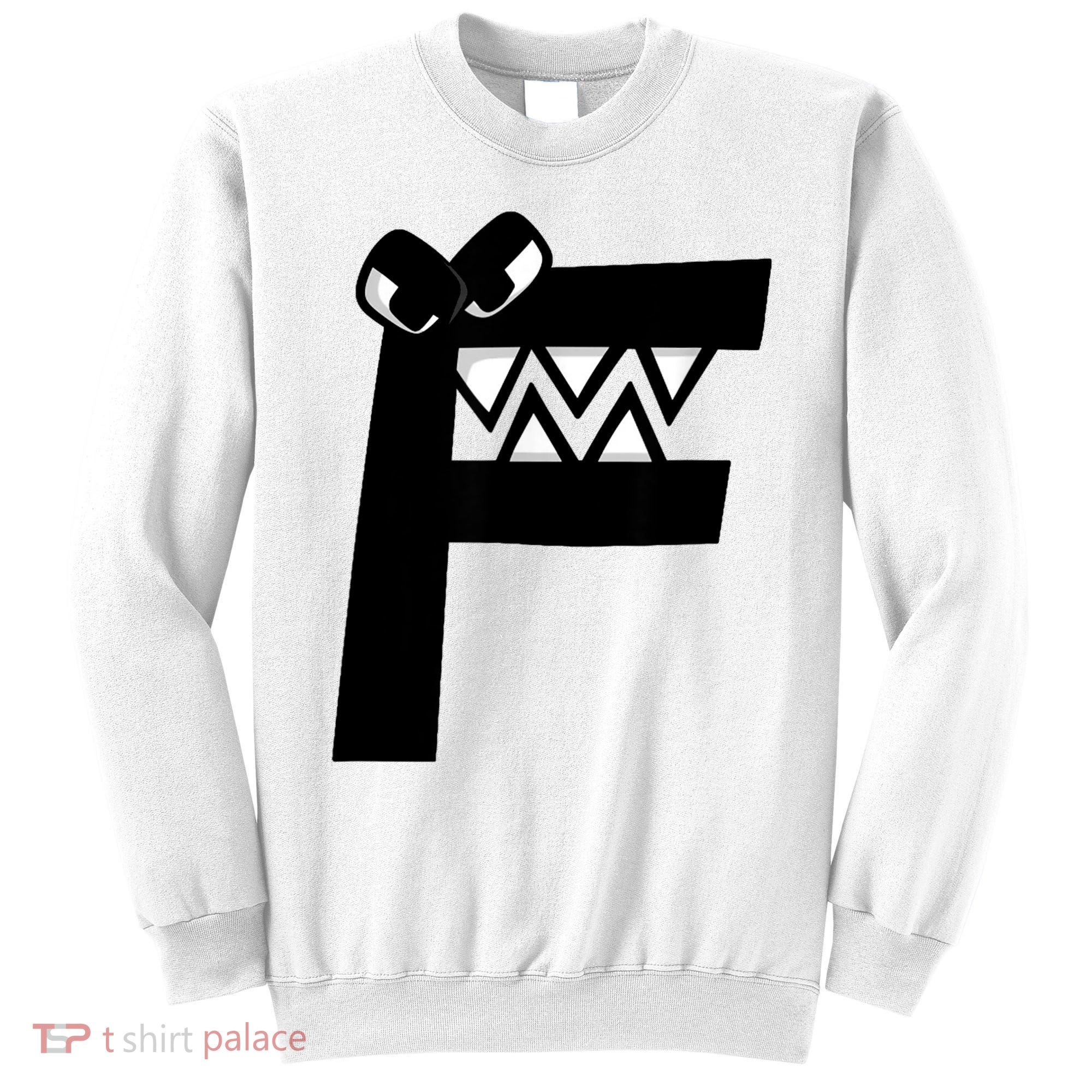Villain Alphabet Lore F Costume Matching Evil Letter Sweatshirt