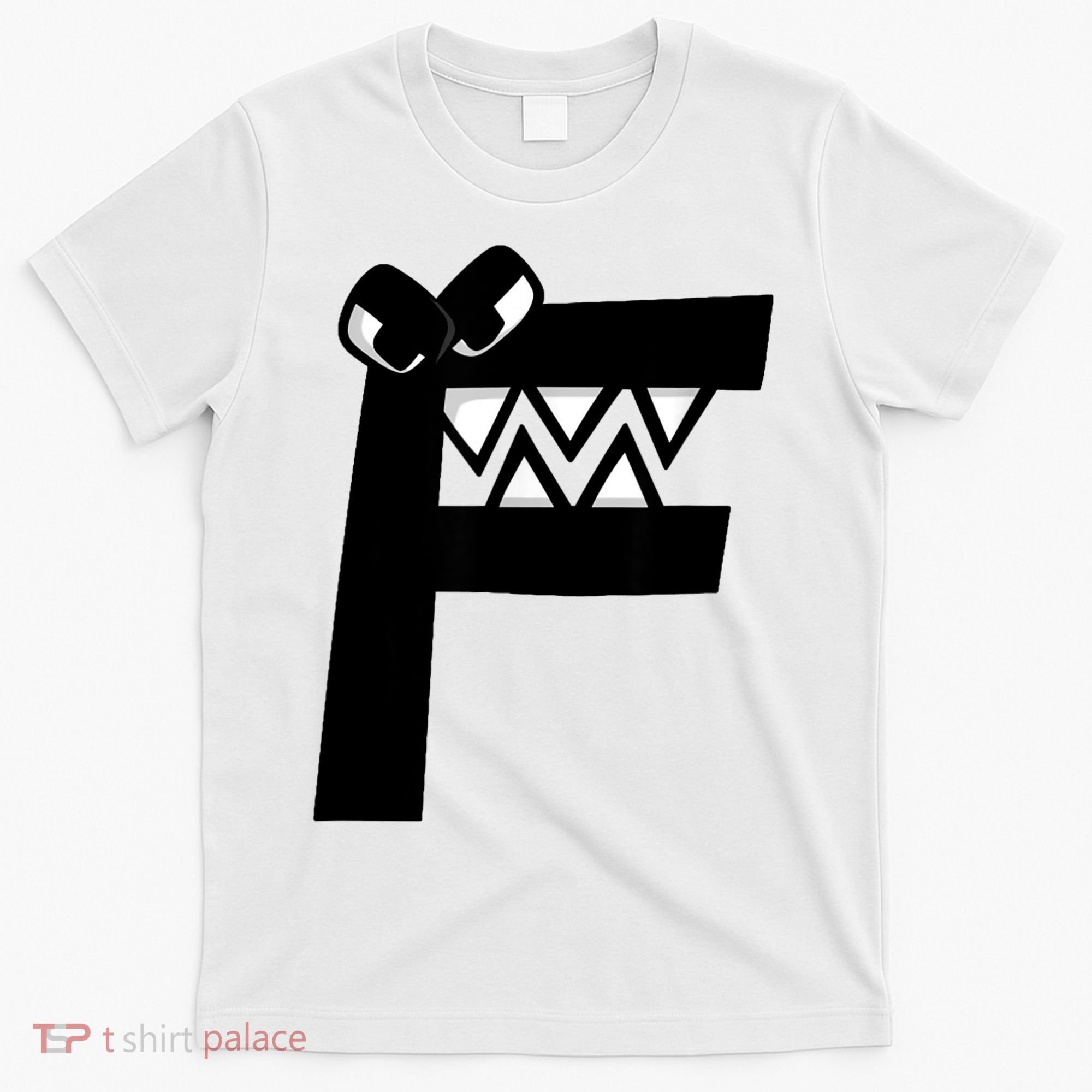 Villain Alphabet Lore F Costume Matching Evil Letter T-Shirt