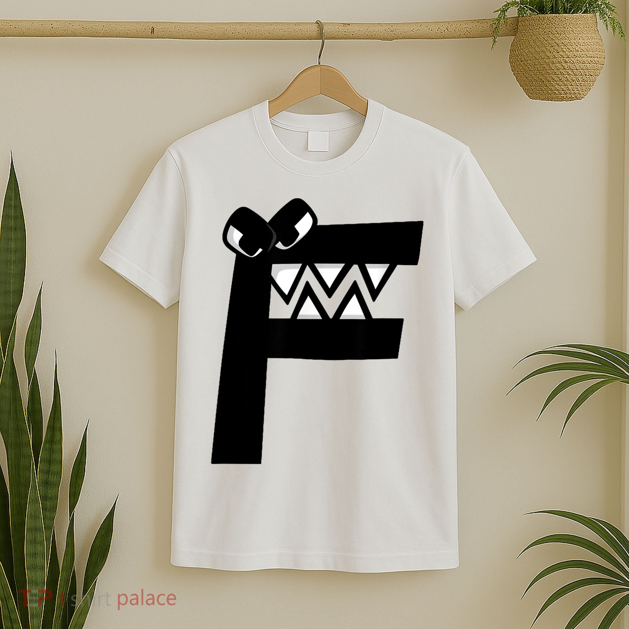 Villain Alphabet Lore F Costume Matching Evil Letter T-Shirt