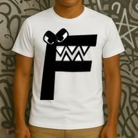 Villain Alphabet Lore F Costume Matching Evil Letter T-Shirt thumb 3