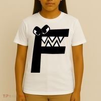 Villain Alphabet Lore F Costume Matching Evil Letter T-Shirt thumb 4